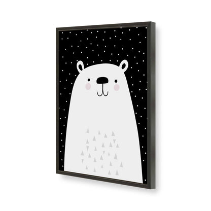 [Color:Satin Black], Picture of art in a Satin Black frame of the corner