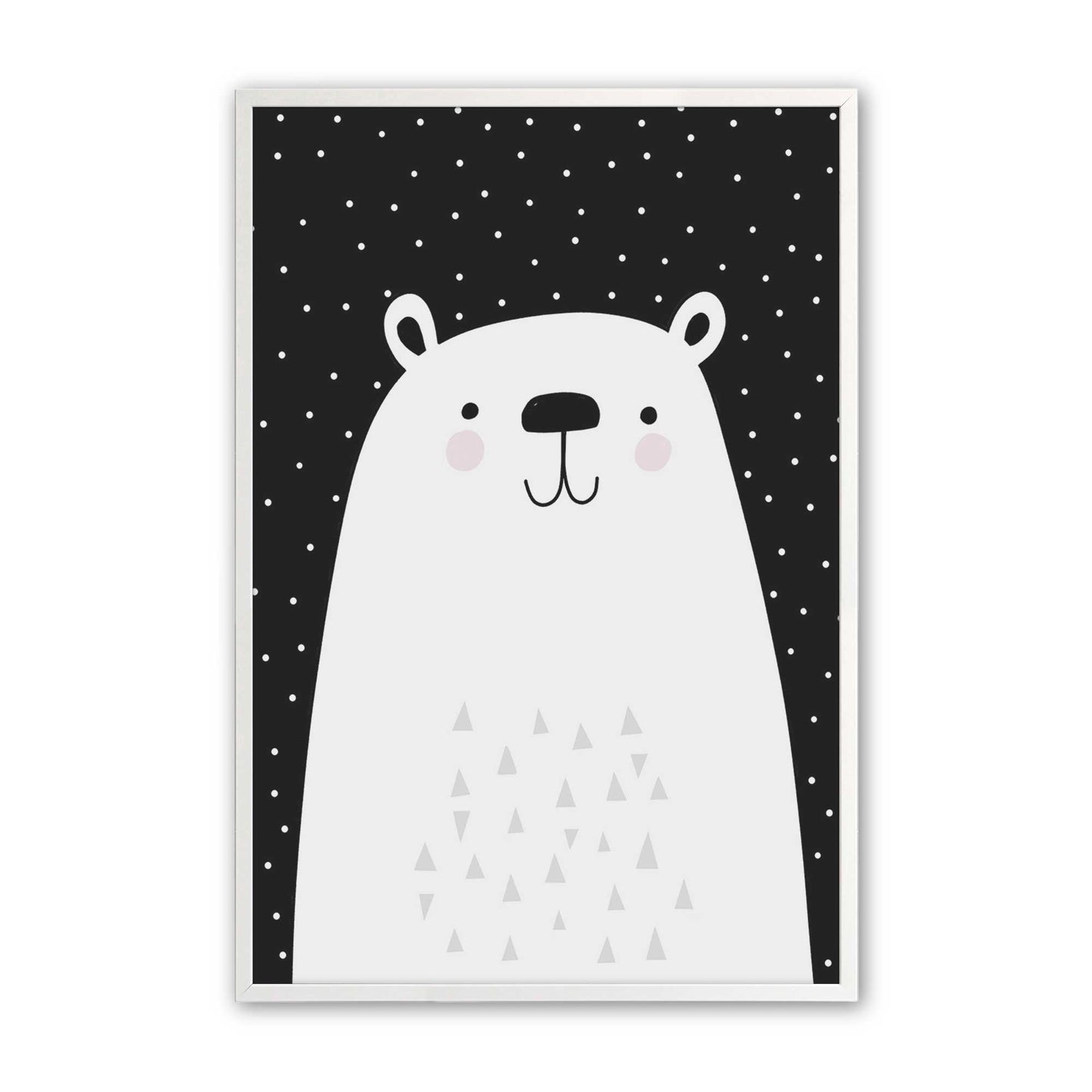[Color:Opaque White], Picture of art in a Opaque White frame
