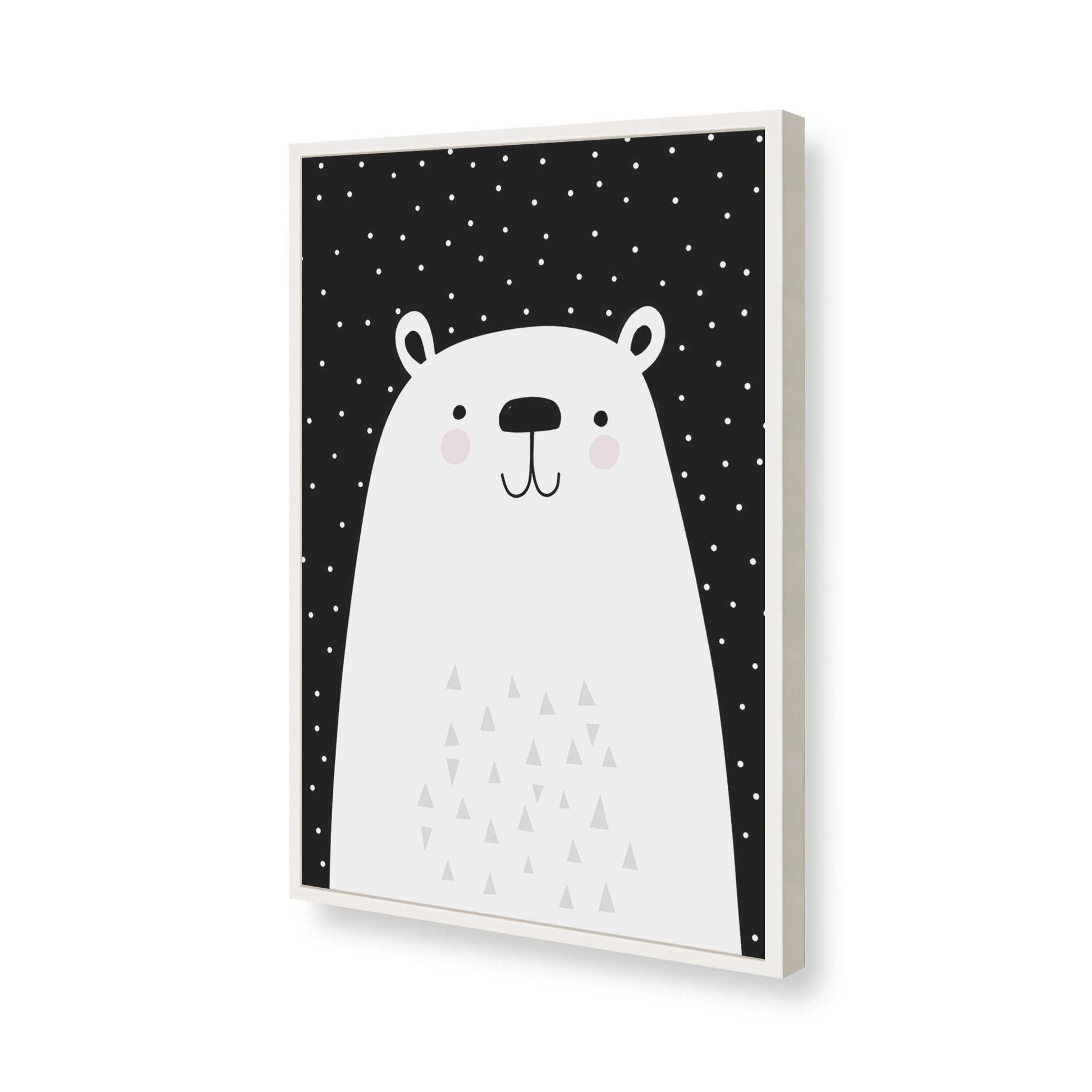 [Color:Opaque White], Picture of art in a Opaque White frame of the corner