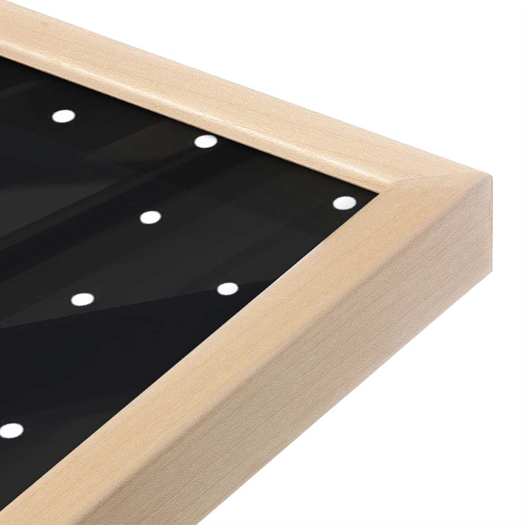 [Color:Raw Maple], Picture of art in a Raw Maple frame at an angle