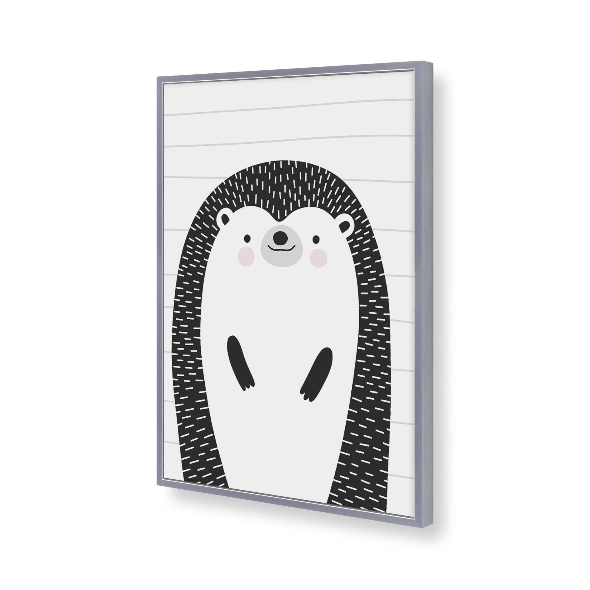 [Color:Polished Chrome], Picture of art in a Polished Chrome frame of the corner