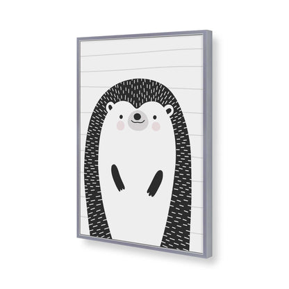 [Color:Polished Chrome], Picture of art in a Polished Chrome frame of the corner