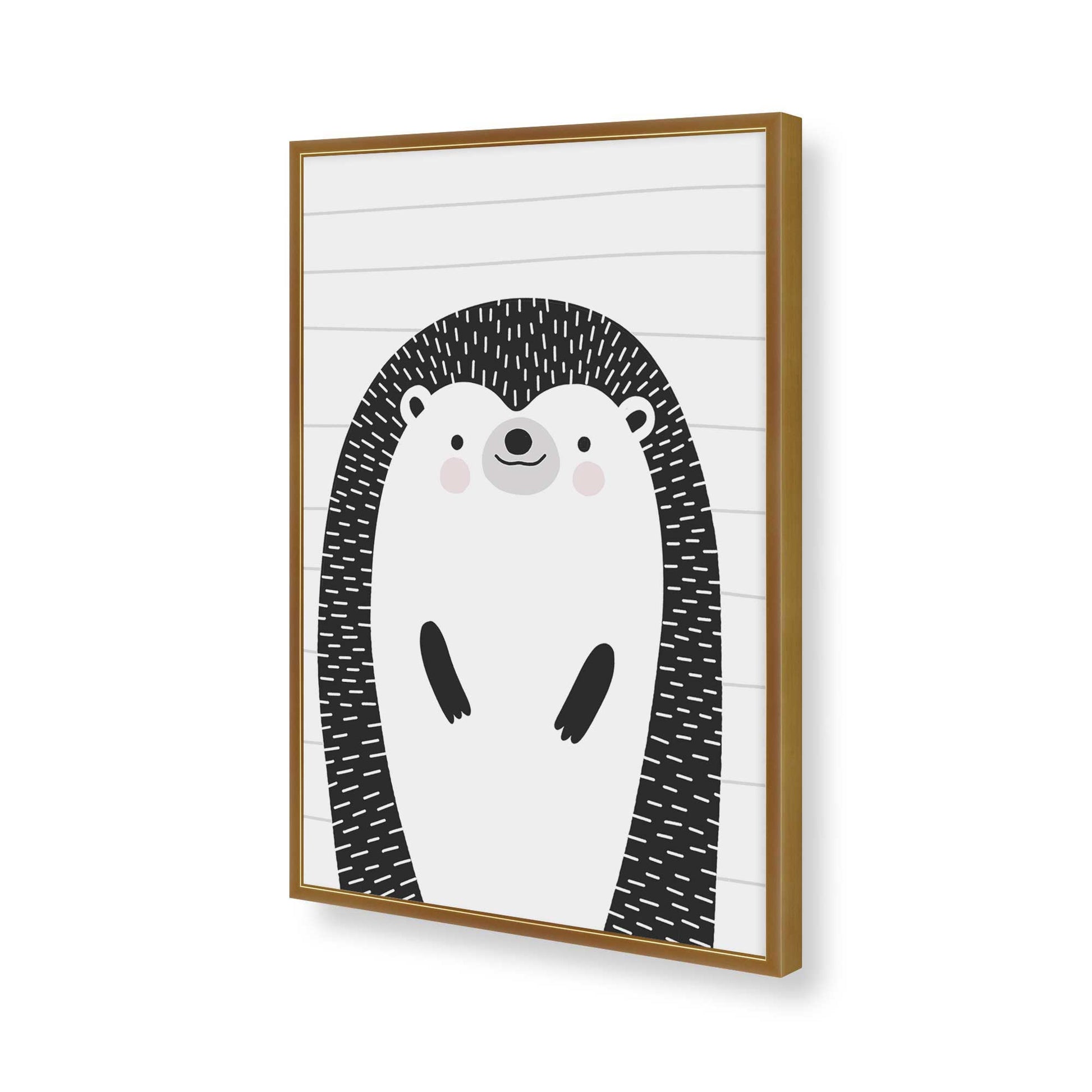 [Color:Polished Gold], Picture of art in a Polished Gold frame of the corner