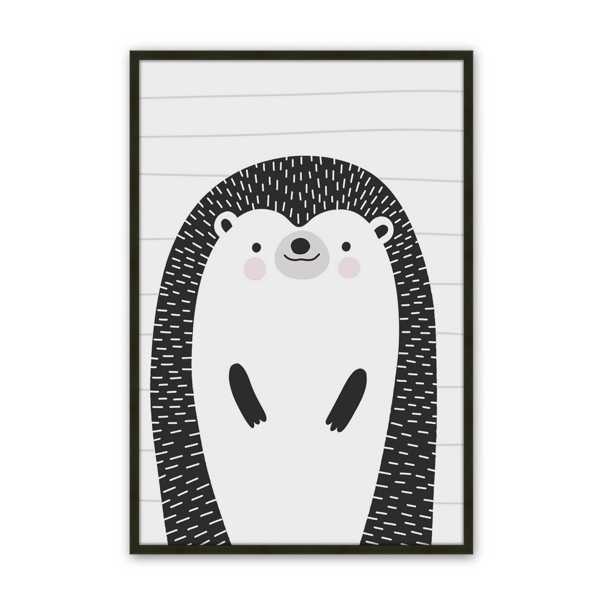 [Color:Satin Black], Picture of art in a Satin Black frame