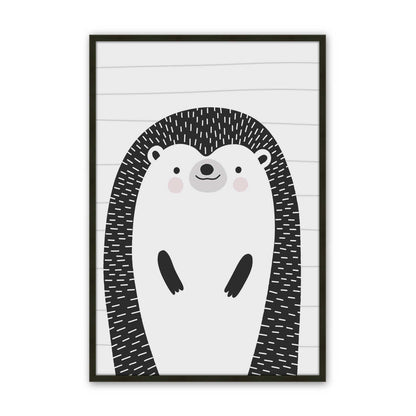 [Color:Satin Black], Picture of art in a Satin Black frame