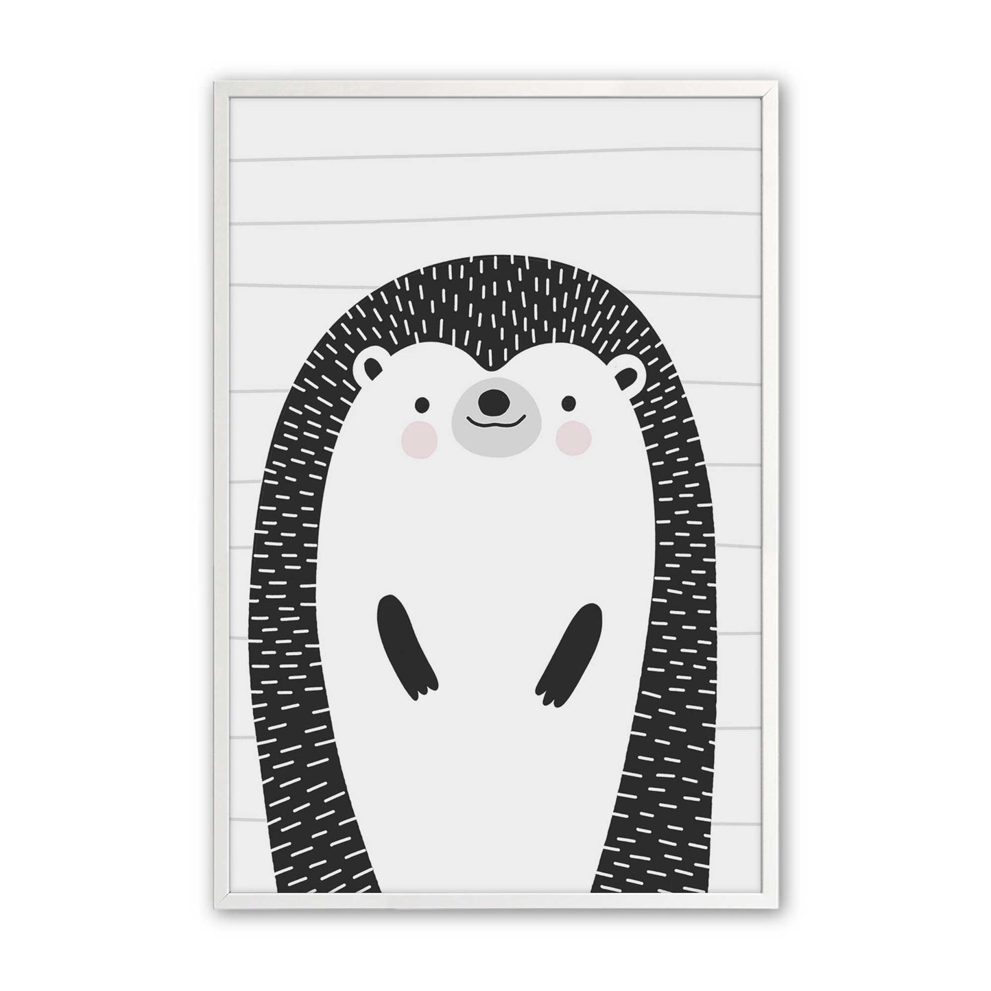 [Color:Opaque White], Picture of art in a Opaque White frame