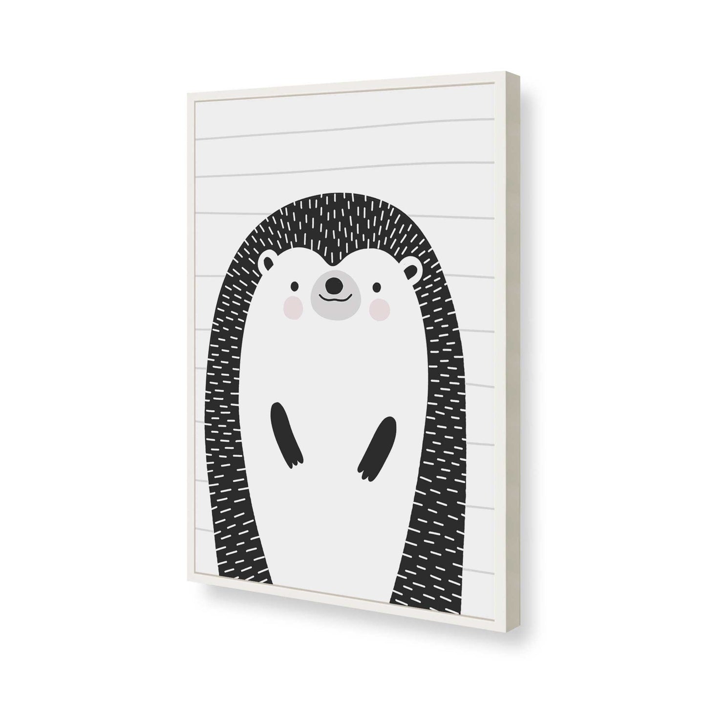 [Color:Opaque White], Picture of art in a Opaque White frame of the corner