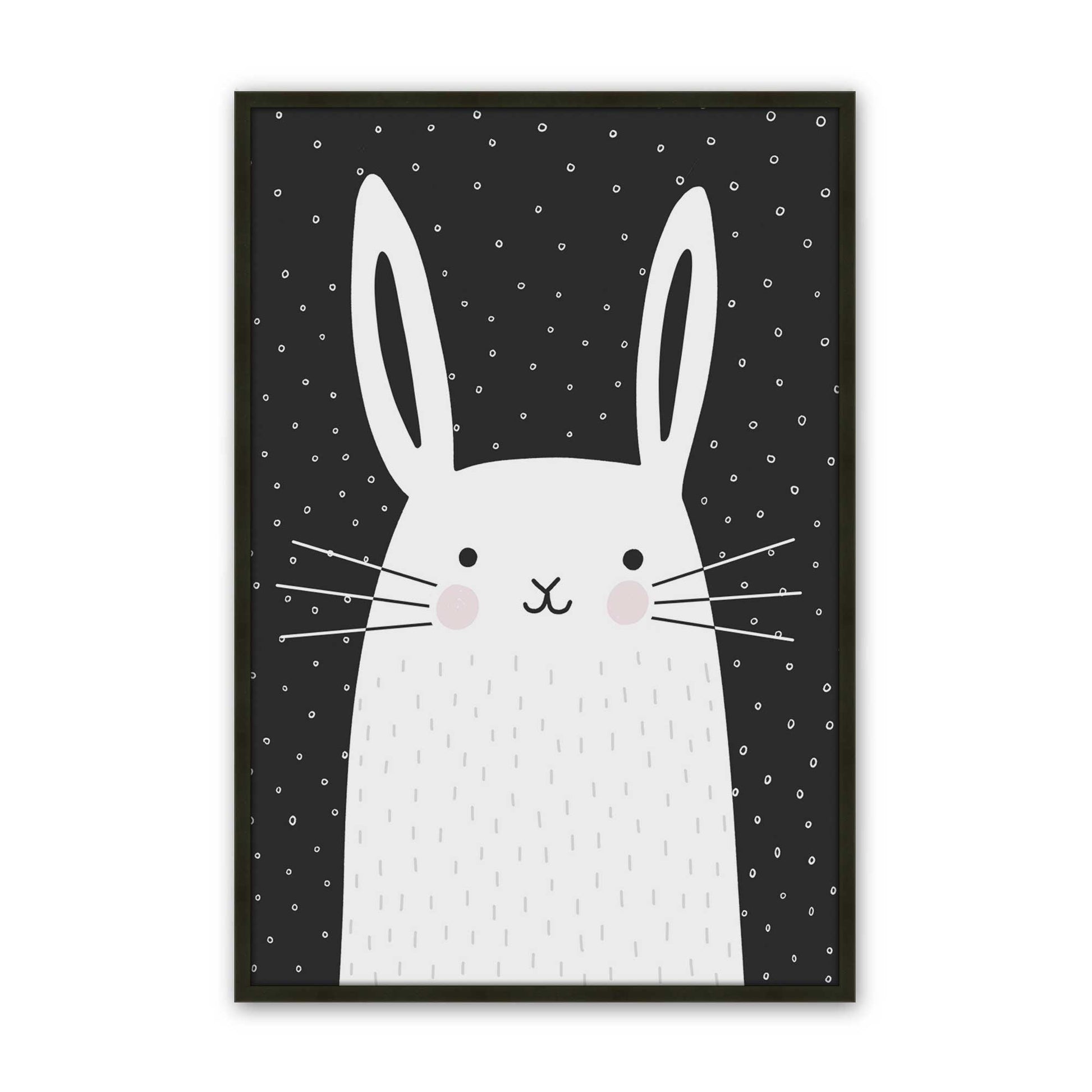 [Color:Satin Black], Picture of art in a Satin Black frame