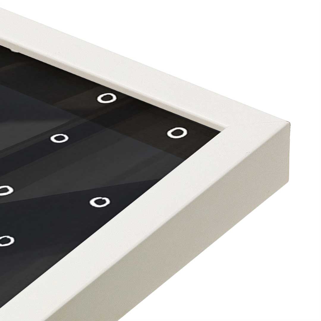 [Color:Opaque White], Picture of art in a Opaque White frame at an angle