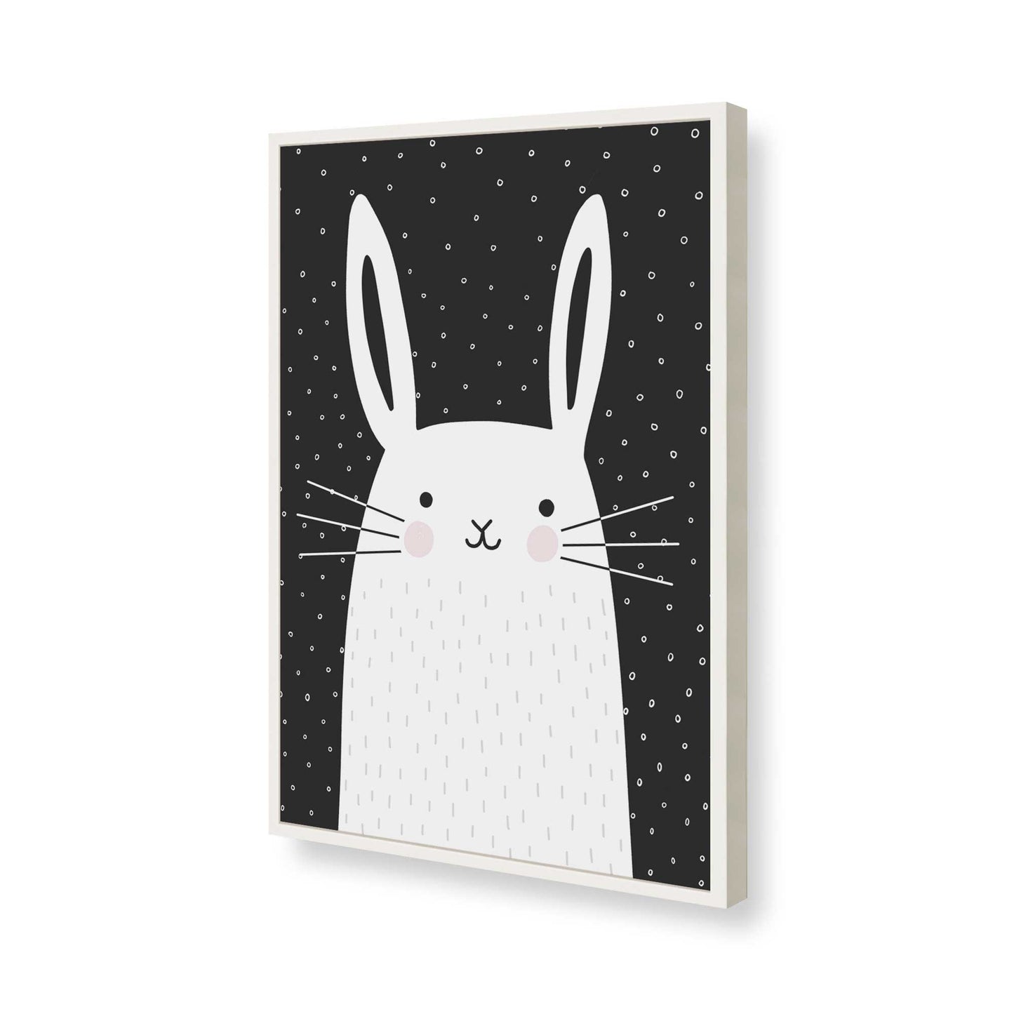 [Color:Opaque White], Picture of art in a Opaque White frame of the corner