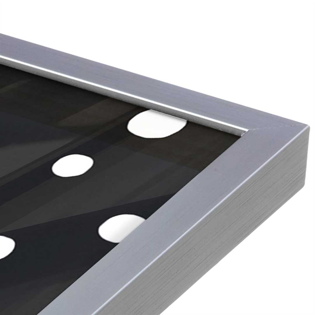 [Color:Polished Chrome], Picture of art in a Polished Chrome frame at an angle
