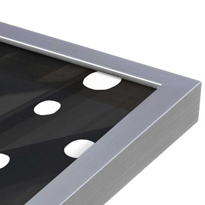 [Color:Polished Chrome], Picture of art in a Polished Chrome frame at an angle
