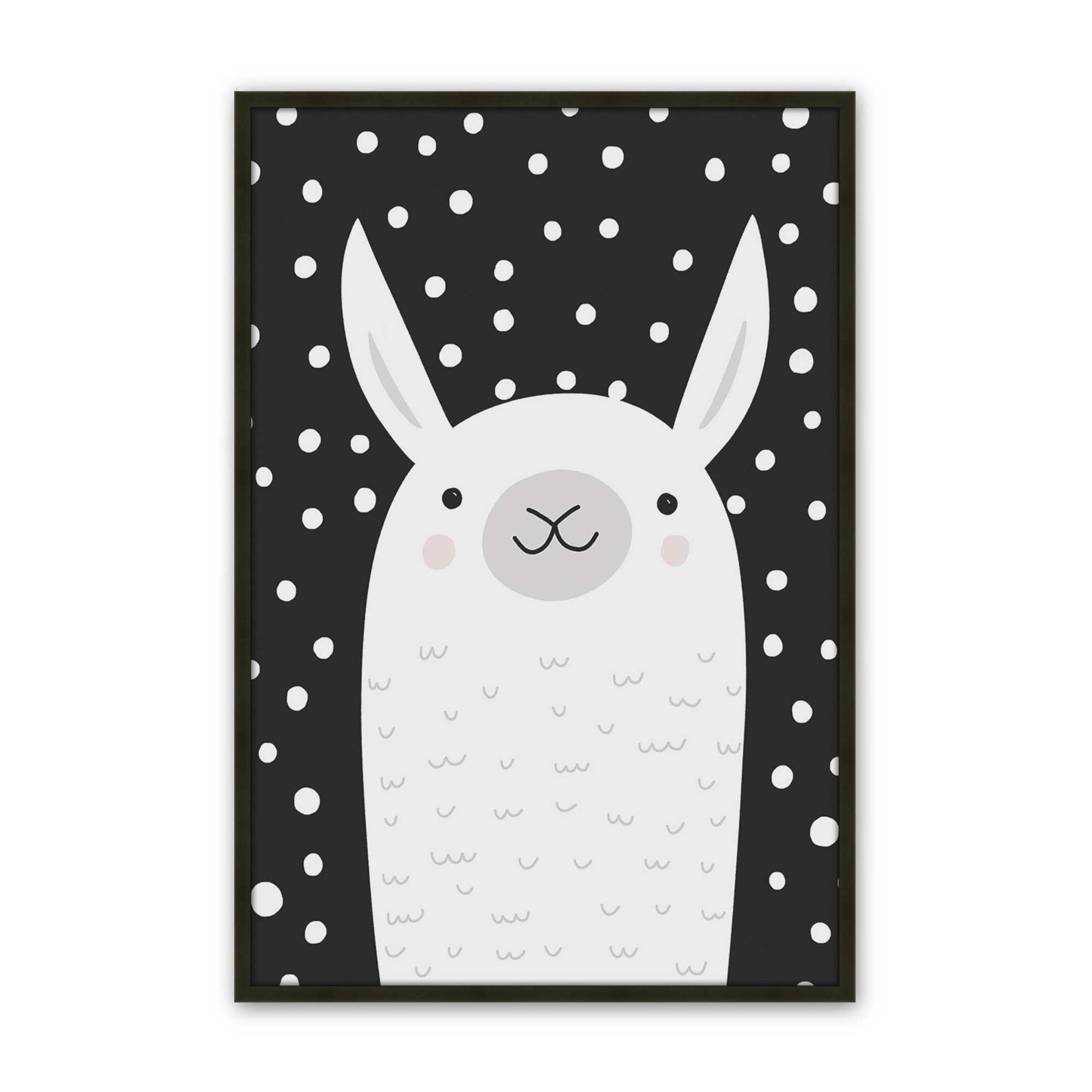 [Color:Satin Black], Picture of art in a Satin Black frame