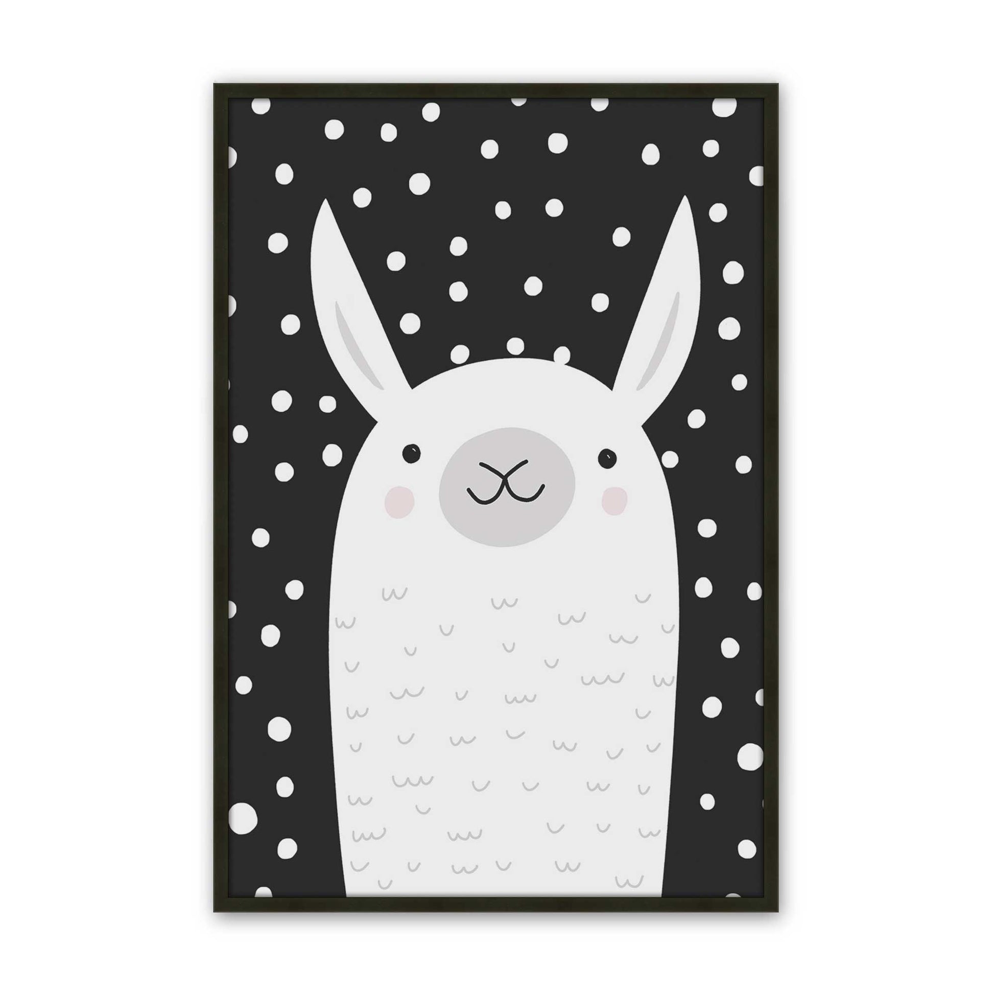 [Color:Satin Black], Picture of art in a Satin Black frame