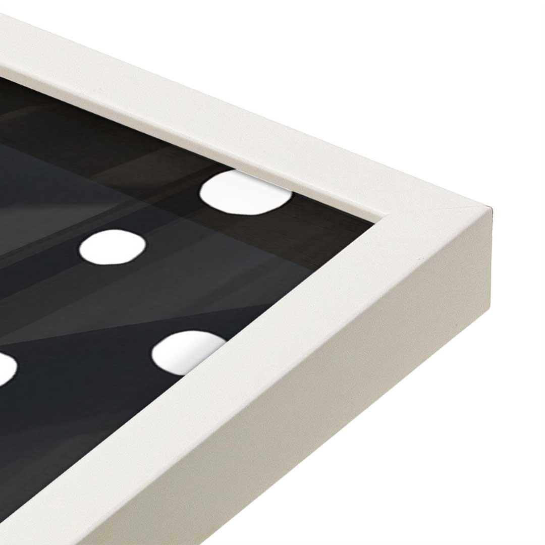 [Color:Opaque White], Picture of art in a Opaque White frame at an angle