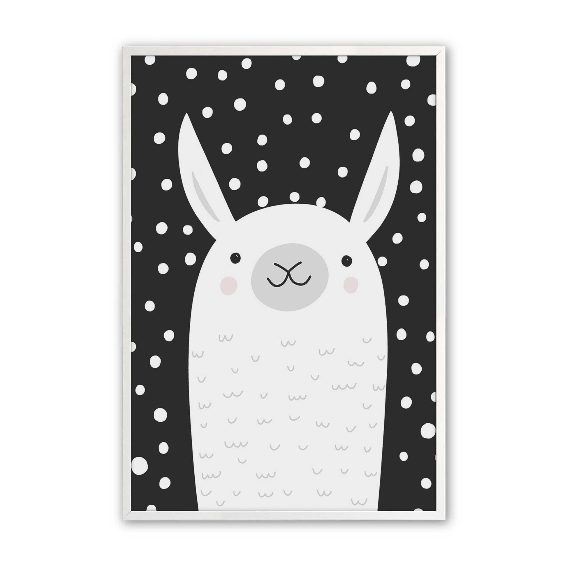 [Color:Opaque White], Picture of art in a Opaque White frame