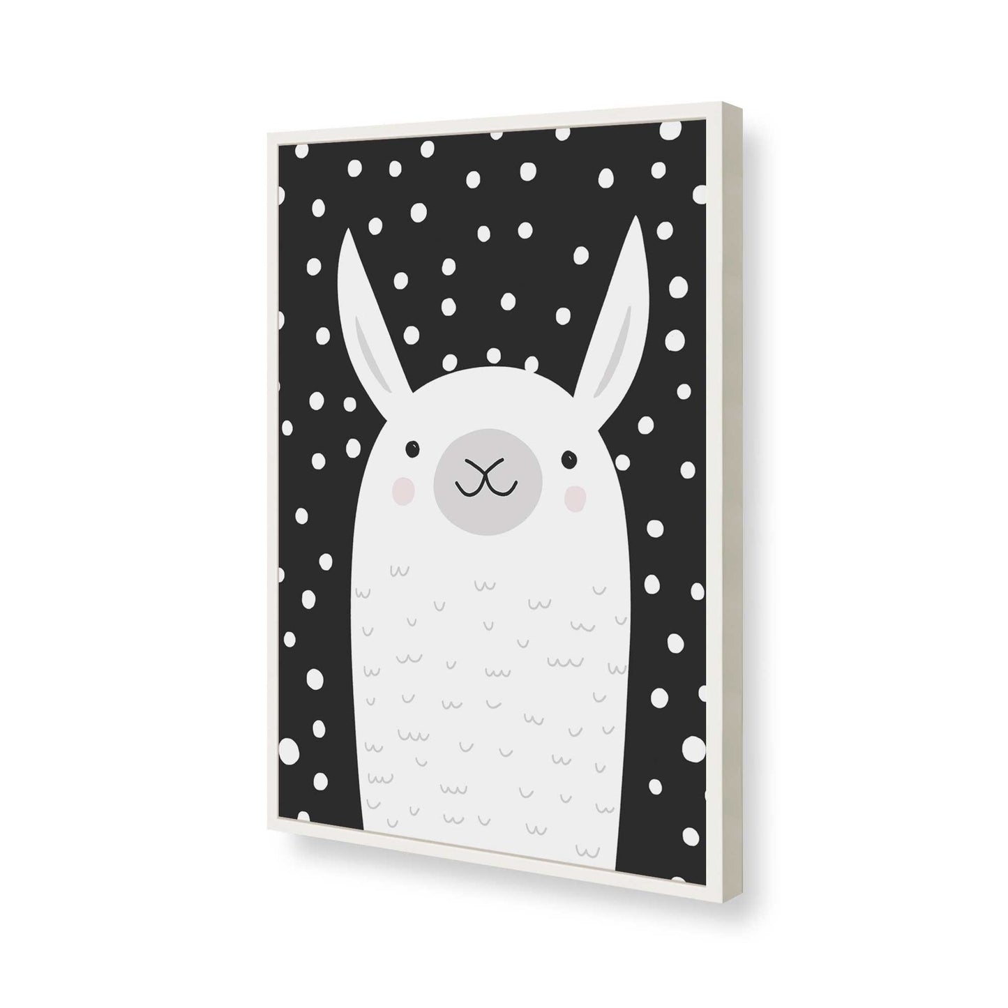 [Color:Opaque White], Picture of art in a Opaque White frame of the corner