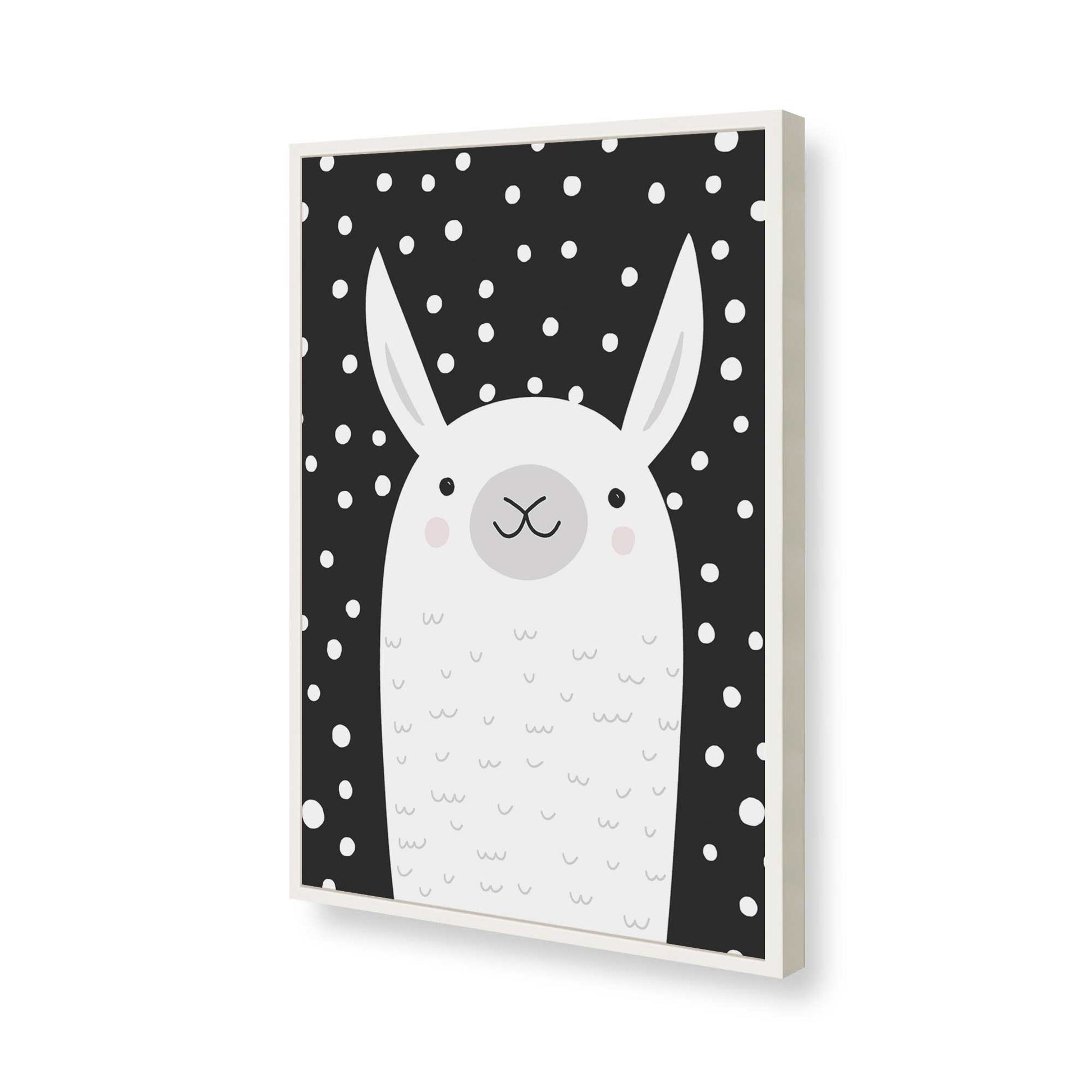 [Color:Opaque White], Picture of art in a Opaque White frame of the corner