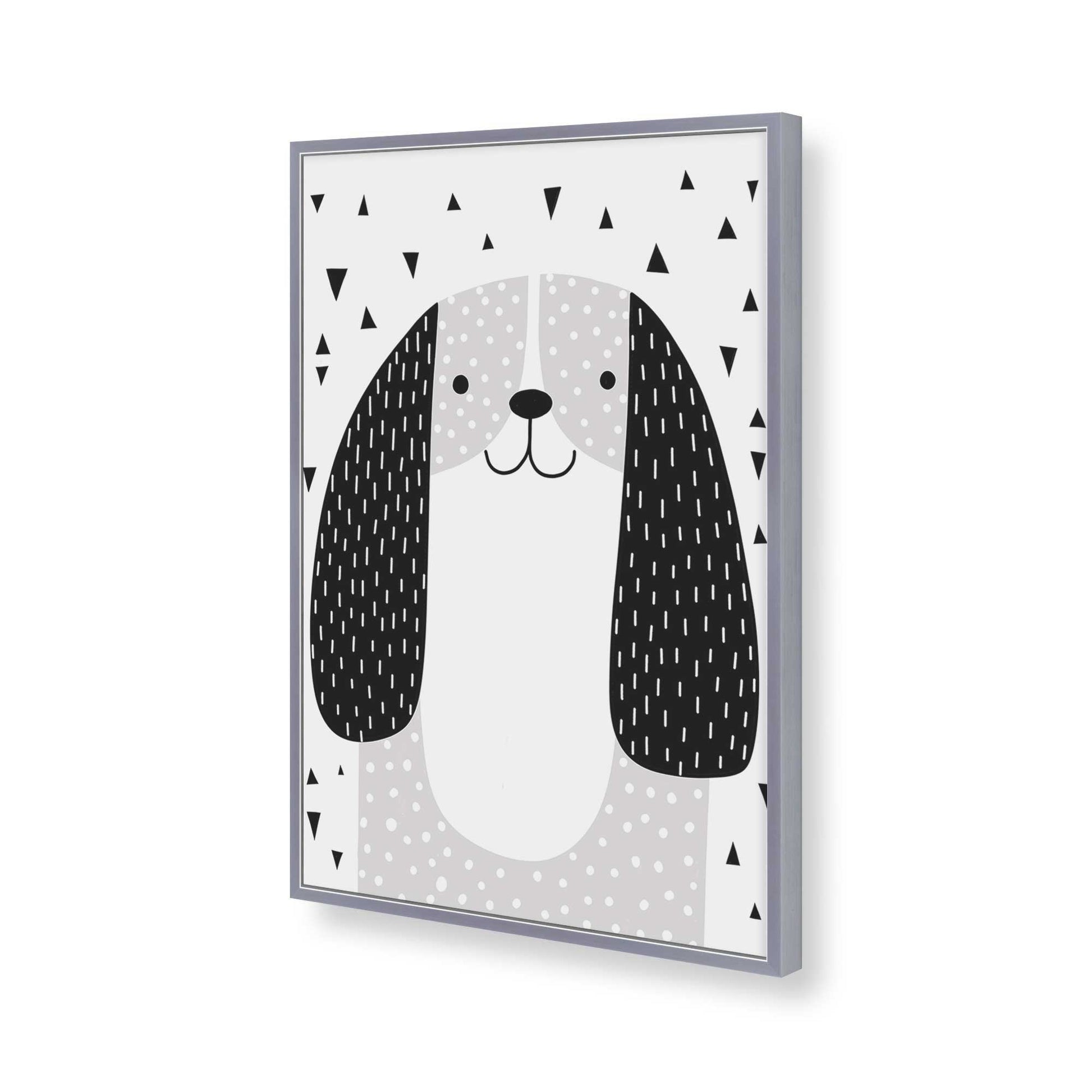 [Color:Polished Chrome], Picture of art in a Polished Chrome frame of the corner