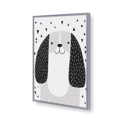 [Color:Polished Chrome], Picture of art in a Polished Chrome frame of the corner