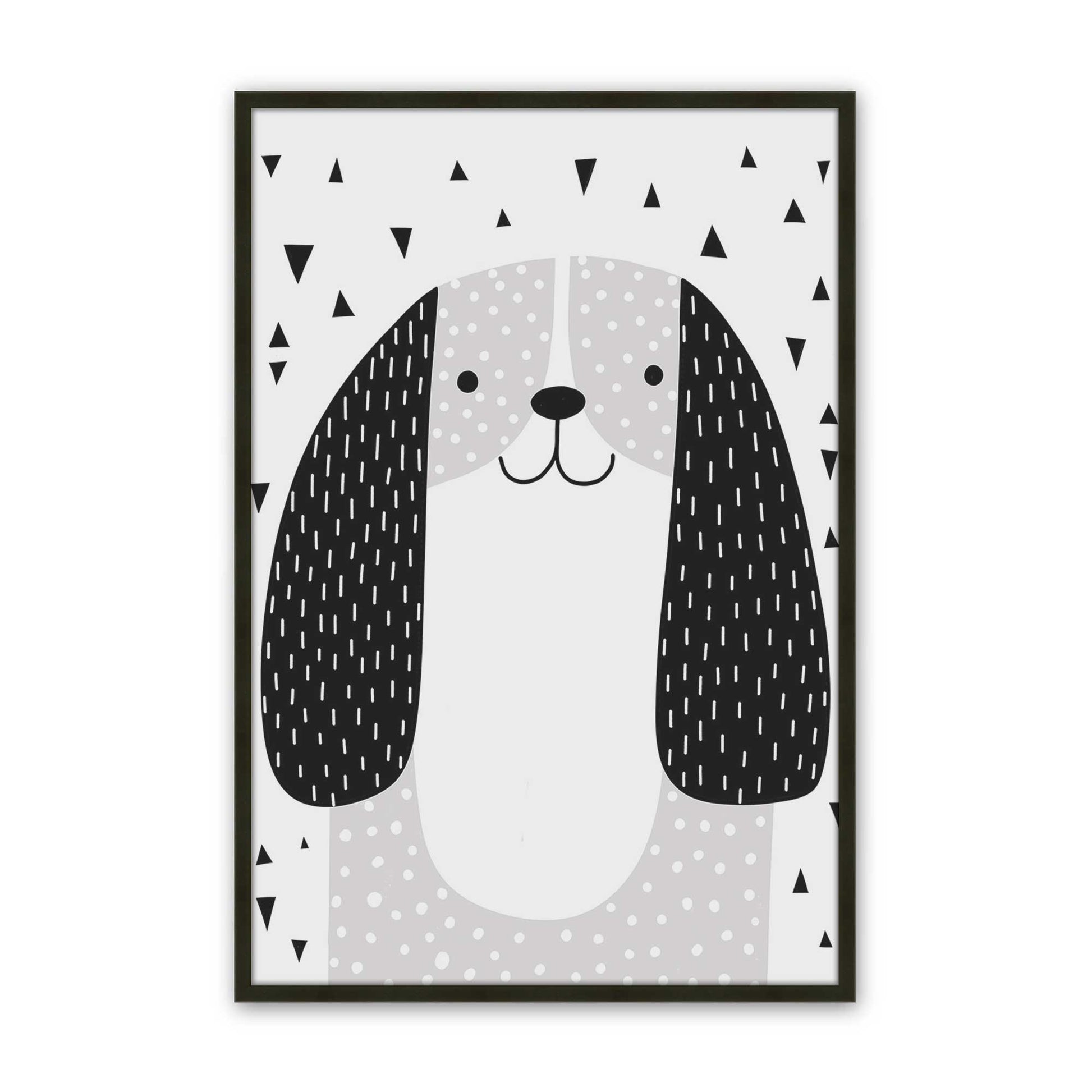 [Color:Satin Black], Picture of art in a Satin Black frame