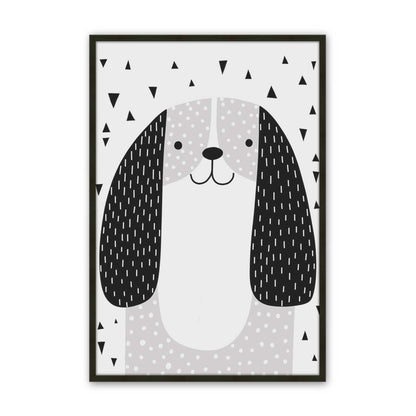 [Color:Satin Black], Picture of art in a Satin Black frame