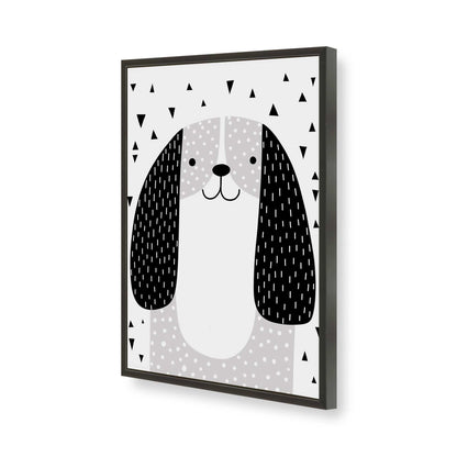 [Color:Satin Black], Picture of art in a Satin Black frame of the corner