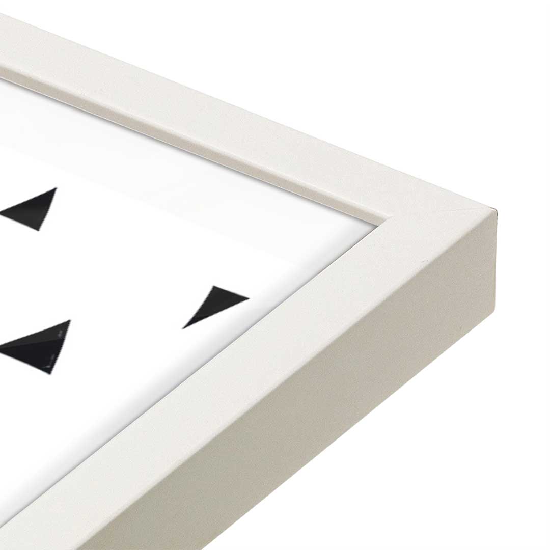 [Color:Opaque White], Picture of art in a Opaque White frame at an angle