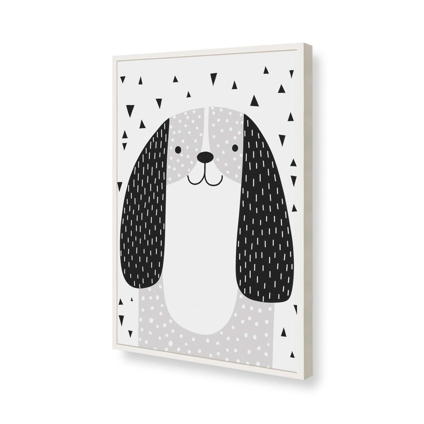 [Color:Opaque White], Picture of art in a Opaque White frame of the corner