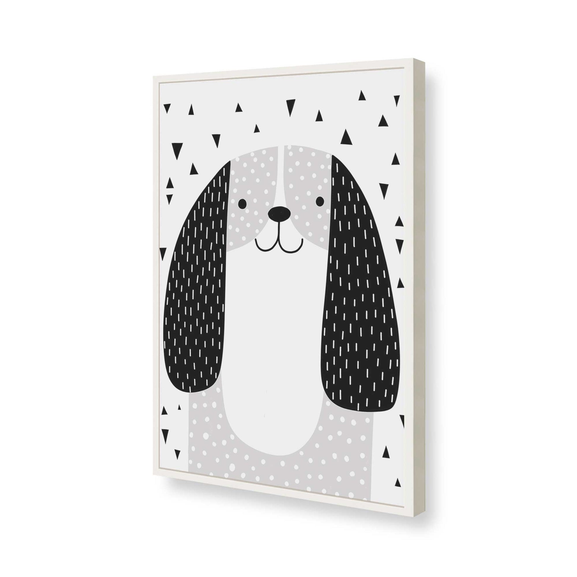 [Color:Opaque White], Picture of art in a Opaque White frame of the corner