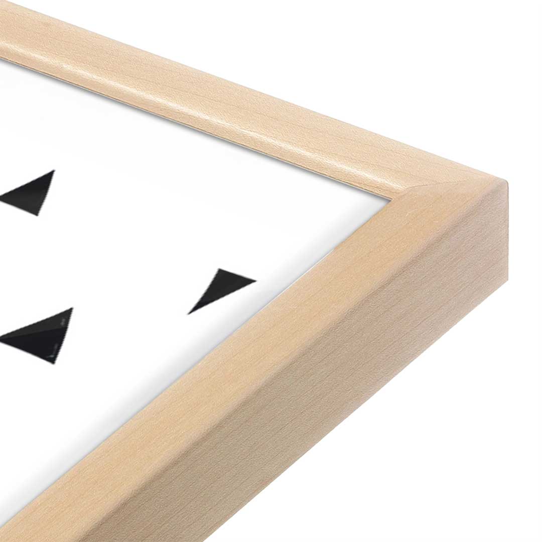 [Color:Raw Maple], Picture of art in a Raw Maple frame at an angle