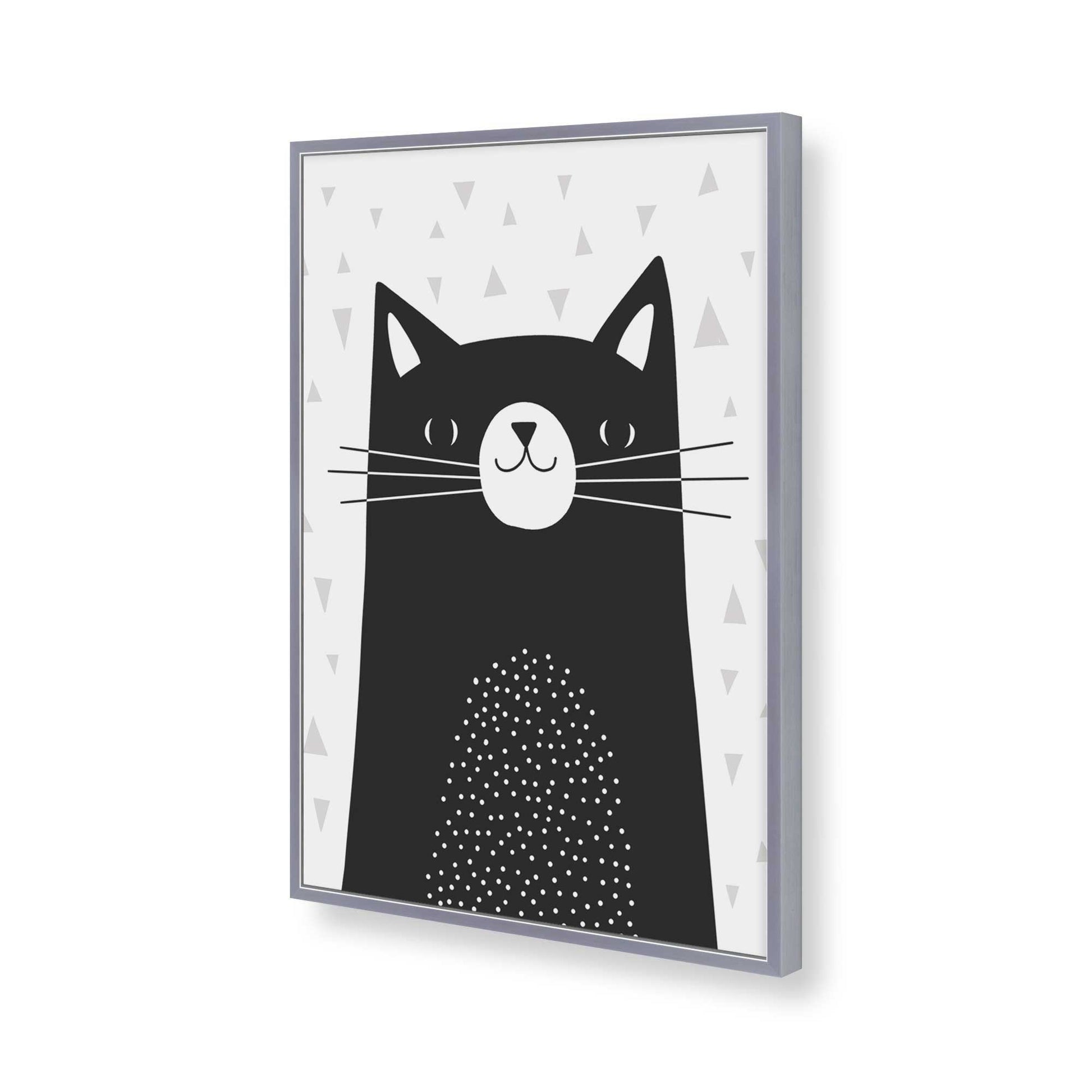 [Color:Polished Chrome], Picture of art in a Polished Chrome frame of the corner