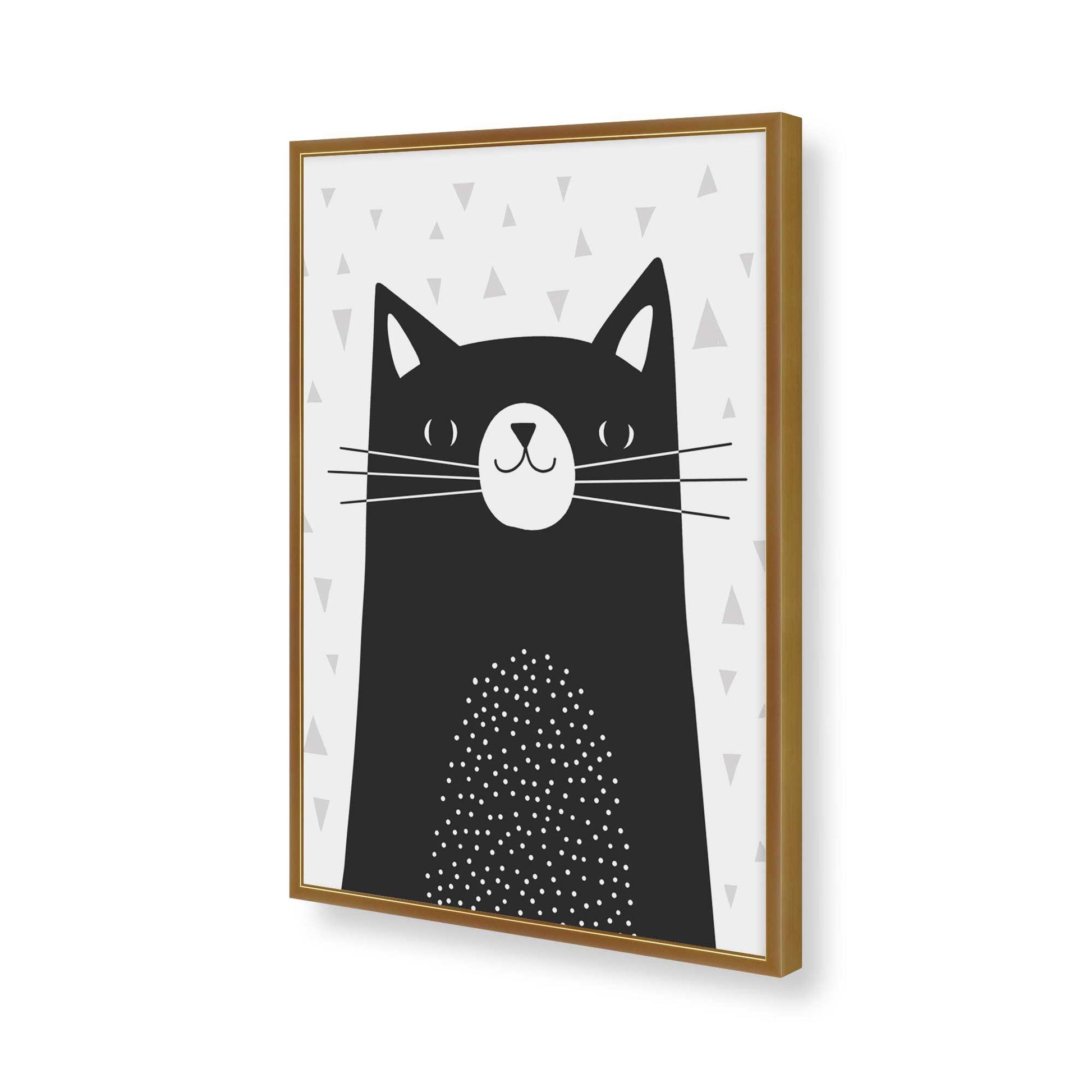 [Color:Polished Gold], Picture of art in a Polished Gold frame of the corner