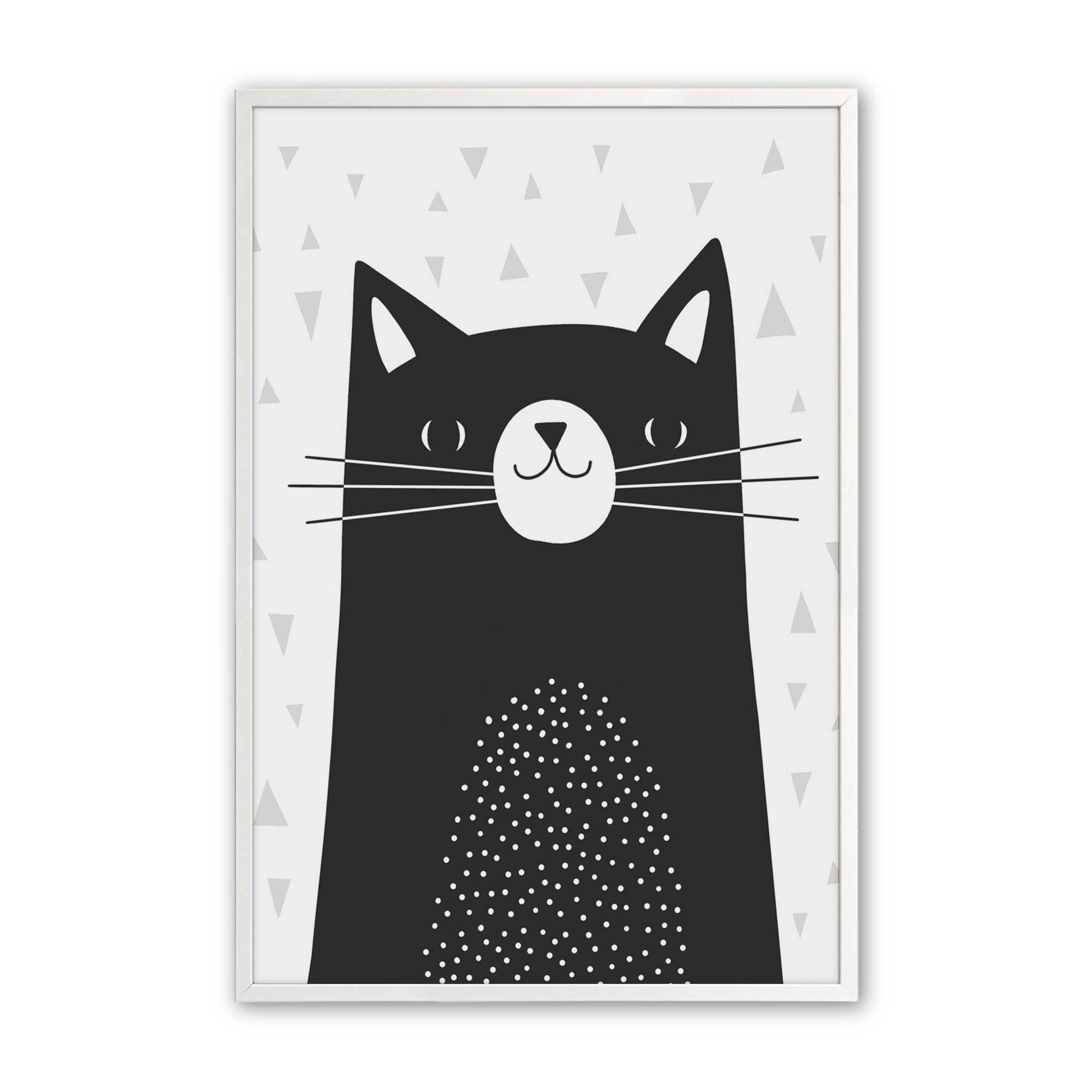 [Color:Opaque White], Picture of art in a Opaque White frame