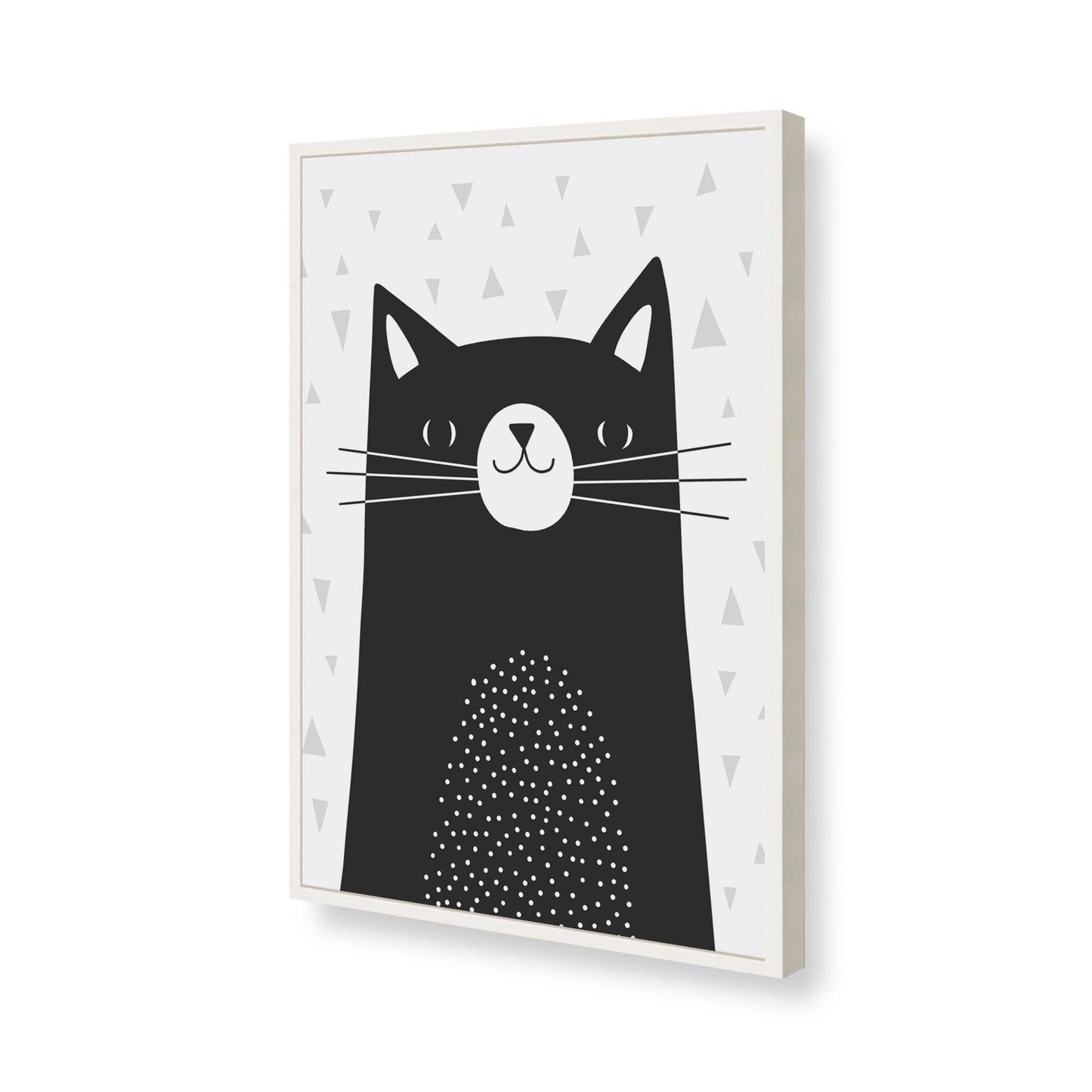 [Color:Opaque White], Picture of art in a Opaque White frame of the corner