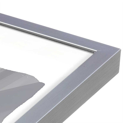 [Color:Polished Chrome], Picture of art in a Polished Chrome frame at an angle