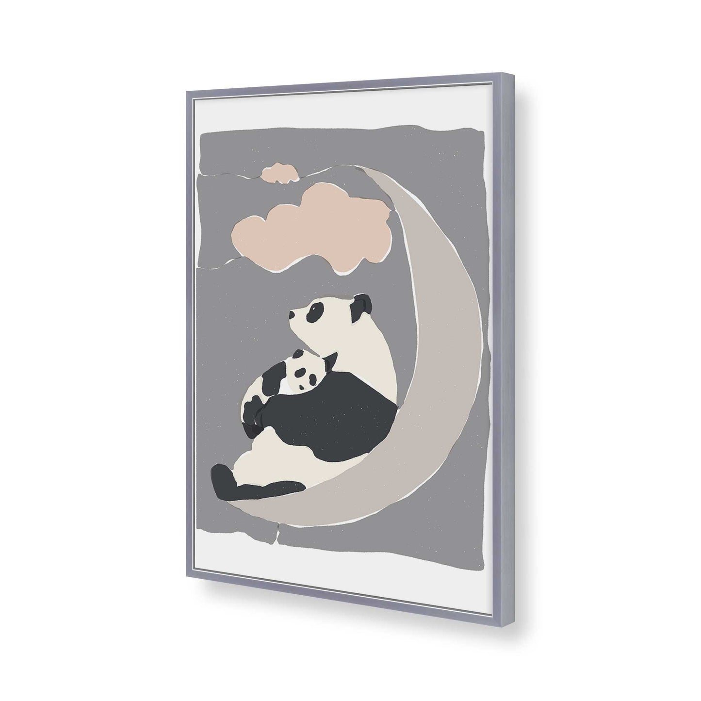 [Color:Polished Chrome], Picture of art in a Polished Chrome frame of the corner