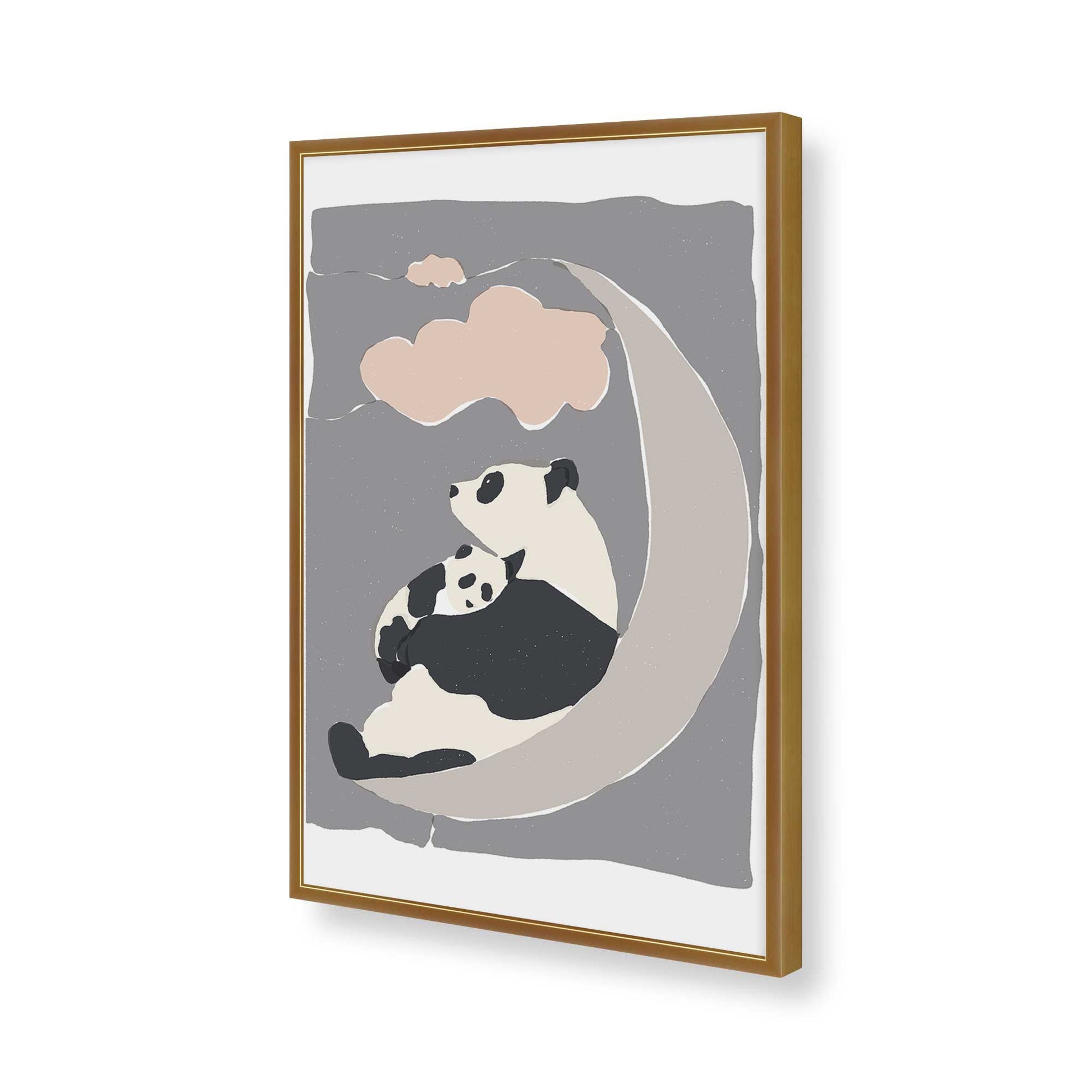 [Color:Polished Gold], Picture of art in a Polished Gold frame of the corner