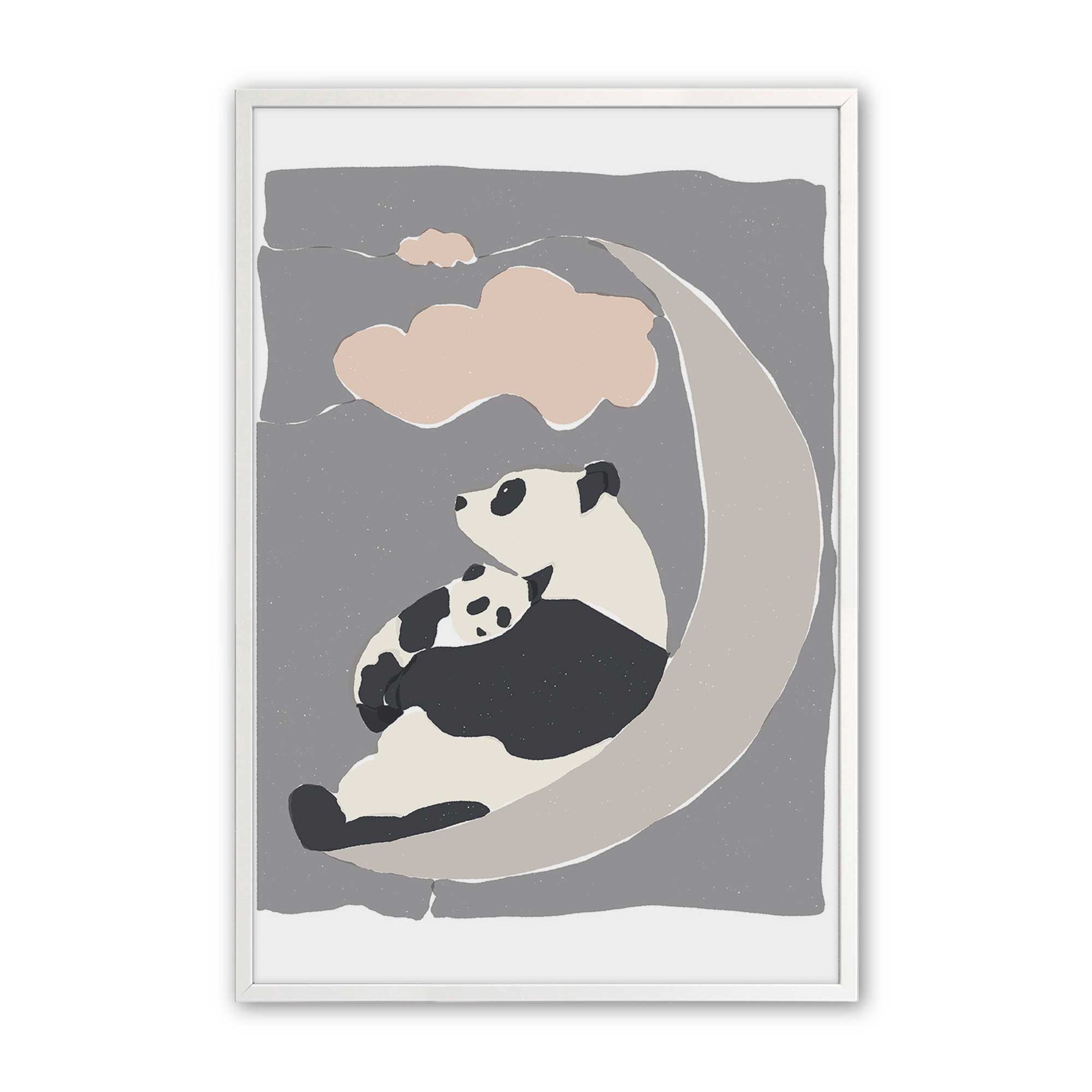 [Color:Opaque White], Picture of art in a Opaque White frame