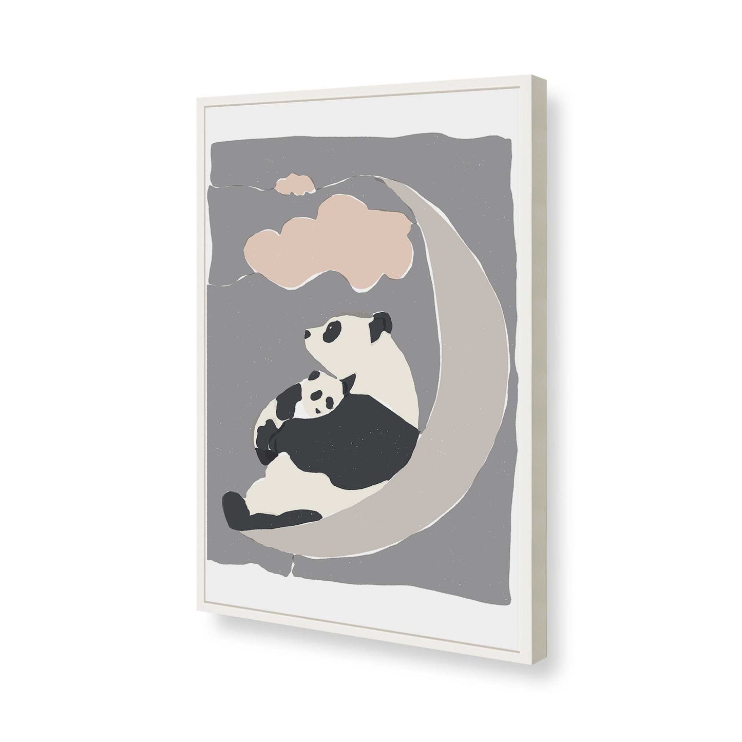 [Color:Opaque White], Picture of art in a Opaque White frame of the corner
