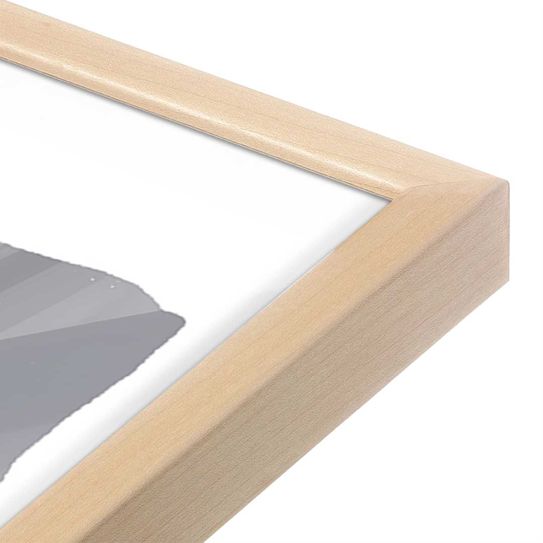 [Color:Raw Maple], Picture of art in a Raw Maple frame at an angle
