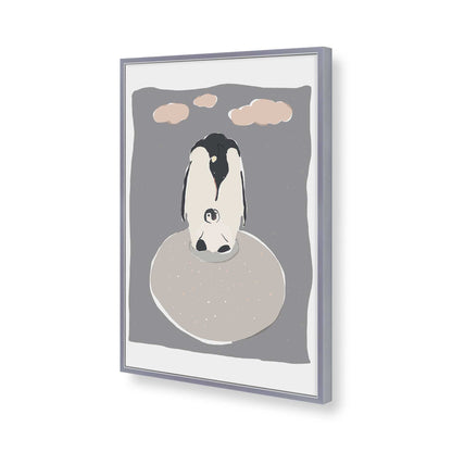 [Color:Polished Chrome], Picture of art in a Polished Chrome frame of the corner