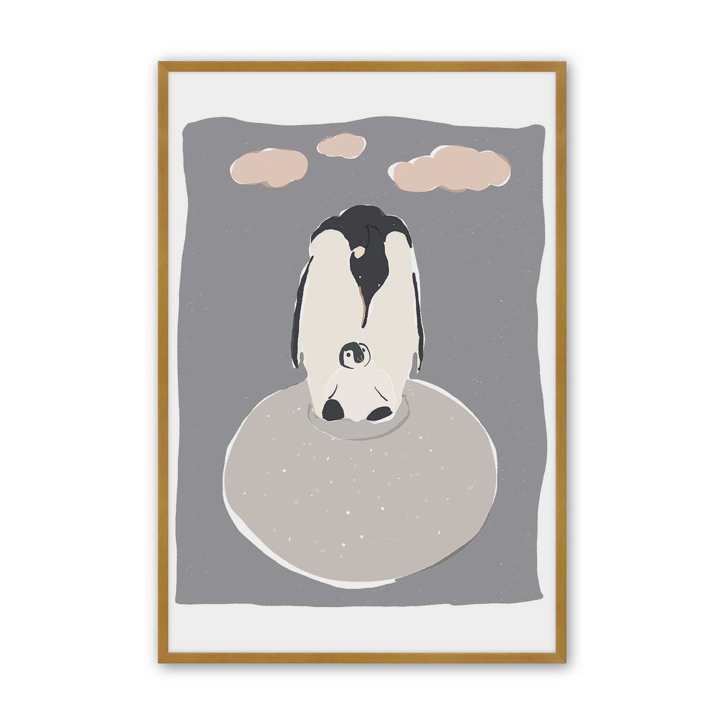 [Color:Polished Gold], Picture of art in a Polished Gold frame
