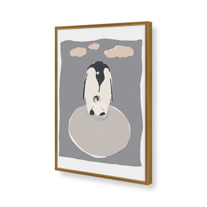[Color:Polished Gold], Picture of art in a Polished Gold frame of the corner