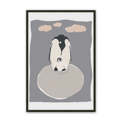 [Color:Satin Black], Picture of art in a Satin Black frame