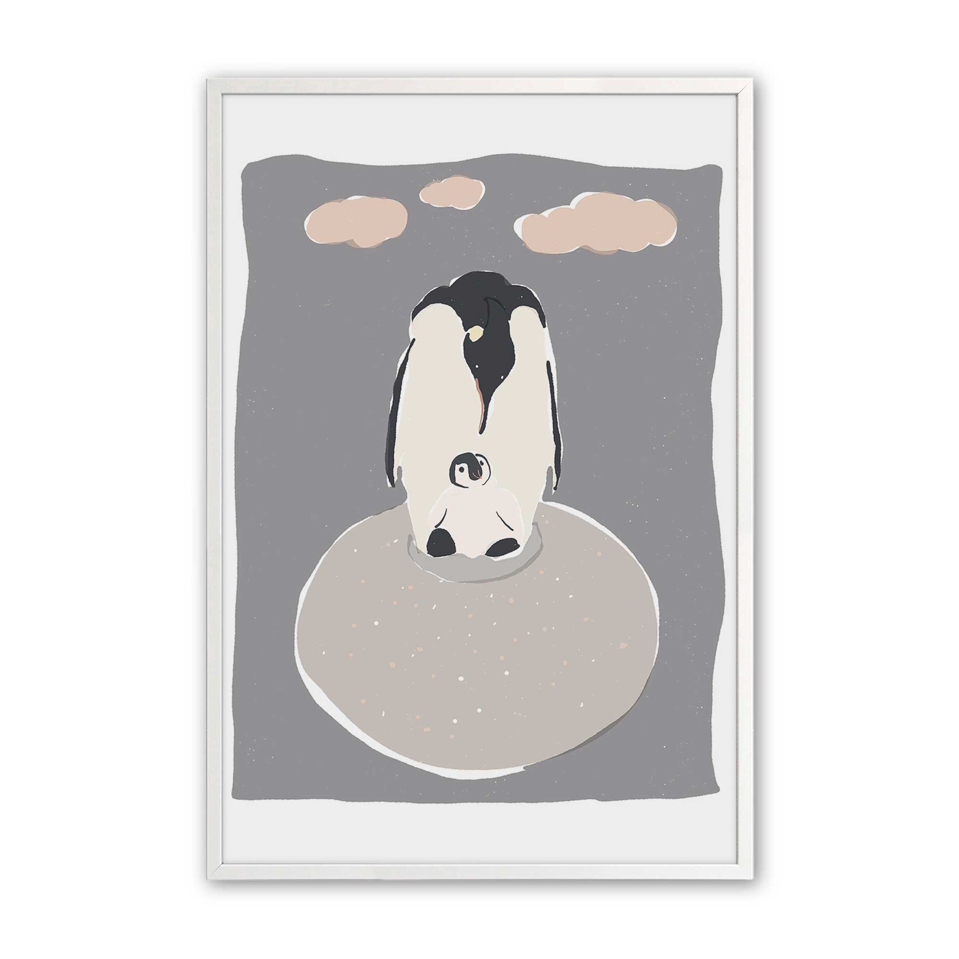 [Color:Opaque White], Picture of art in a Opaque White frame