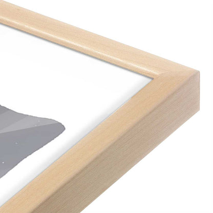[Color:Raw Maple], Picture of art in a Raw Maple frame at an angle