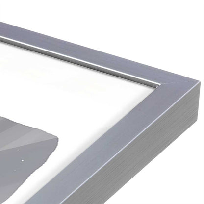 [Color:Polished Chrome], Picture of art in a Polished Chrome frame at an angle