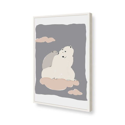 [Color:Opaque White], Picture of art in a Opaque White frame of the corner