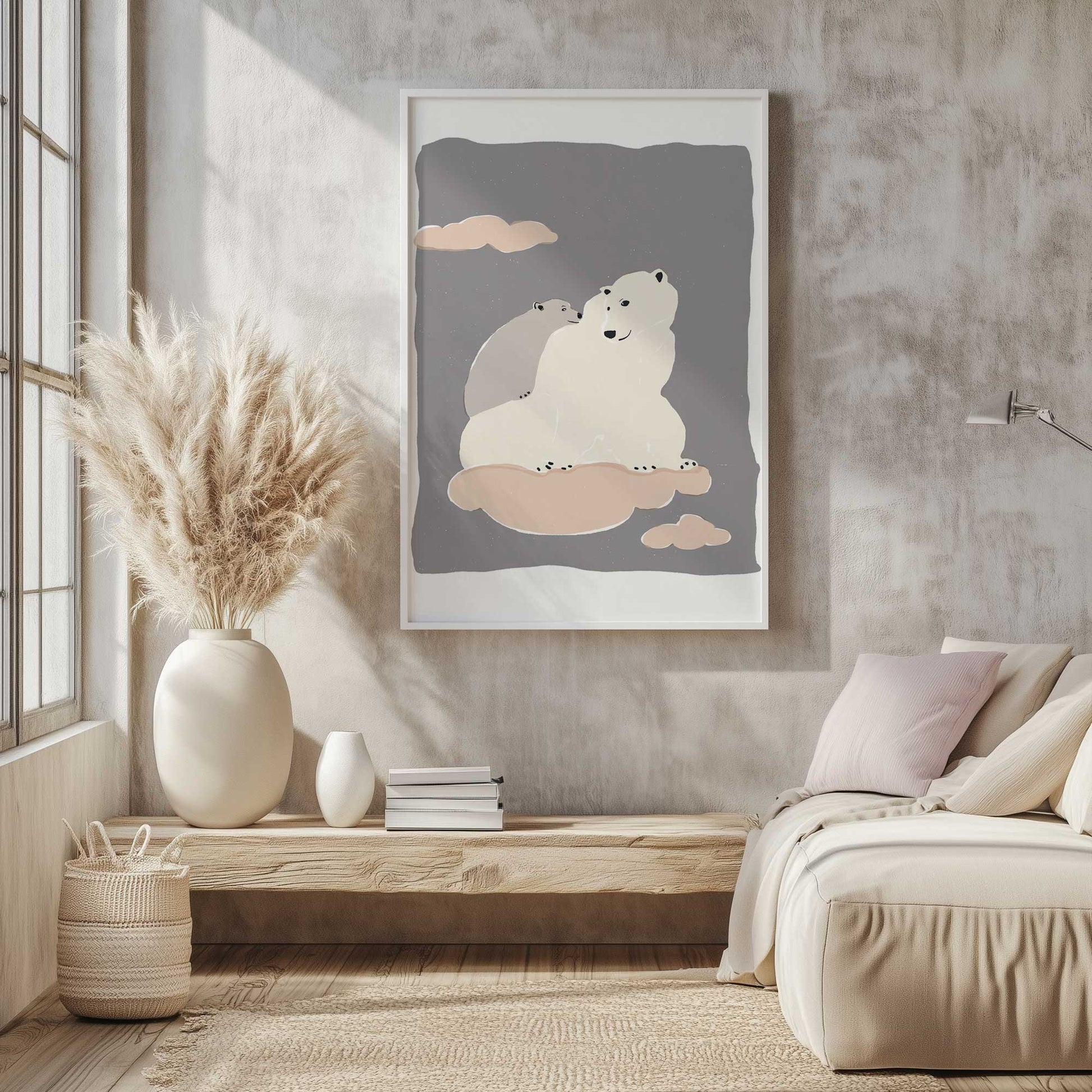 Picture of art in a room
